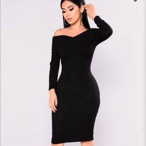 Fashion Nova black dress
